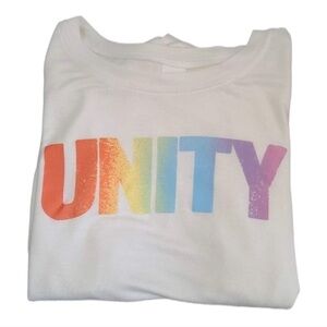 MELROSE And Market Rainbow Unity Long Sleeve Tee Size XL
